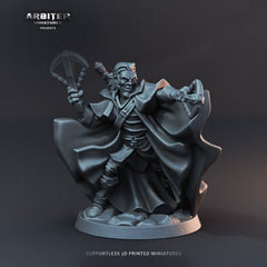 DnD Miniature Party Set 7 - 28mm Adventuring Group - Sorcerer | Fighter | Paladin | Rogue | Barbarian | Pathfinder 2E | DnD 5E | Mini Set-3