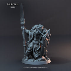 DnD Miniature Party Set 7 - 28mm Adventuring Group - Sorcerer | Fighter | Paladin | Rogue | Barbarian | Pathfinder 2E | DnD 5E | Mini Set-2