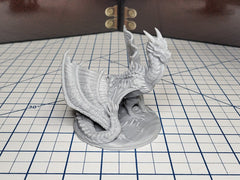 Wyvern mini - DND mini, EC3D Scorching Sands, Desert Miniatures | Dragon | Oasis | Huge | Lich | Eastern | Pathfinder-1