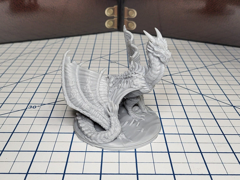 Wyvern mini - DND mini, EC3D Scorching Sands, Desert Miniatures | Dragon | Oasis | Huge | Lich | Eastern | Pathfinder-1