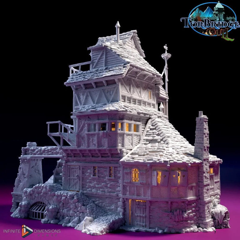 The Gruel Mill Model Building set - Dnd, Wargaming, Model Train | Village | Factory | Medieval | Fantasy | D&D | 28mm | 32mm | Pathfinder-2