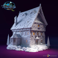 The Widow's Manor Model Building set - Dnd, Wargaming, Model Train | Village | House | Medieval | Fantasy | D&D | 28mm | 32mm | Pathfinder-7