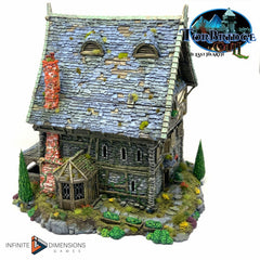 The Widow's Manor Model Building set - Dnd, Wargaming, Model Train | Village | House | Medieval | Fantasy | D&D | 28mm | 32mm | Pathfinder-4