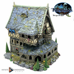 The Widow's Manor Model Building set - Dnd, Wargaming, Model Train | Village | House | Medieval | Fantasy | D&D | 28mm | 32mm | Pathfinder-1