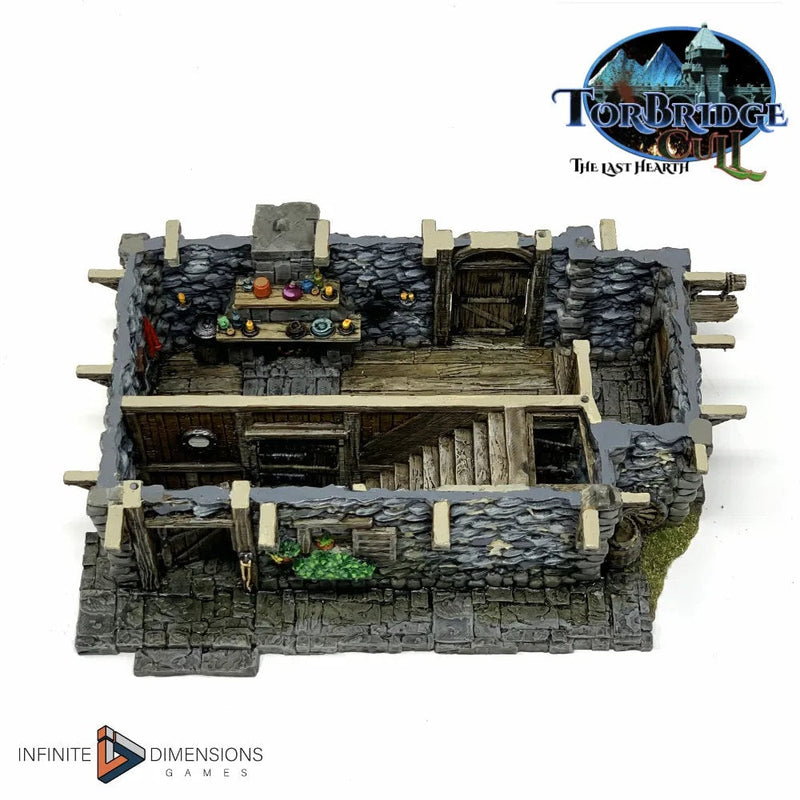Milat's Townhouse Model Building set - Dnd, Wargaming, Model Train | Village | House | Medieval | Fantasy | D&D | 28mm | 32mm | Pathfinder-7