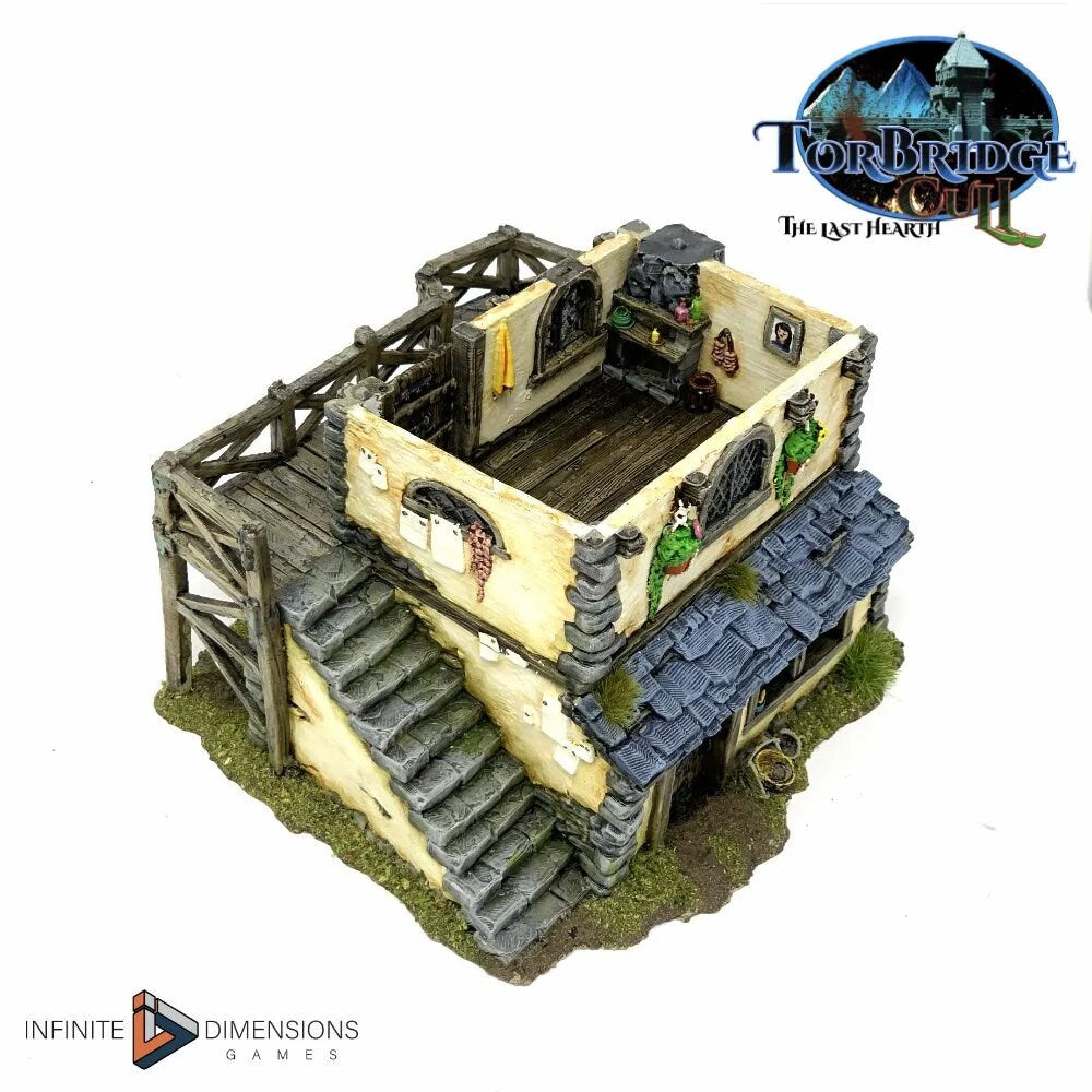 Grumbles Cottage Model Building set - Dnd, Wargaming, Model Train | Village | House | Medieval | Fantasy | D&D | 28mm | 32mm | Pathfinder-5