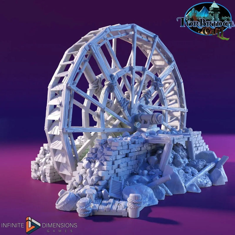 The Lumbermill Model Building set - Dnd, Wargaming, Model Train | Village | Town | Medieval | Fantasy | D&D | Terrain | Forest | Pathfinder-8