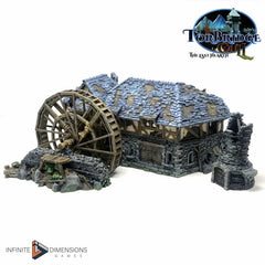 The Lumbermill Model Building set - Dnd, Wargaming, Model Train | Village | Town | Medieval | Fantasy | D&D | Terrain | Forest | Pathfinder-1