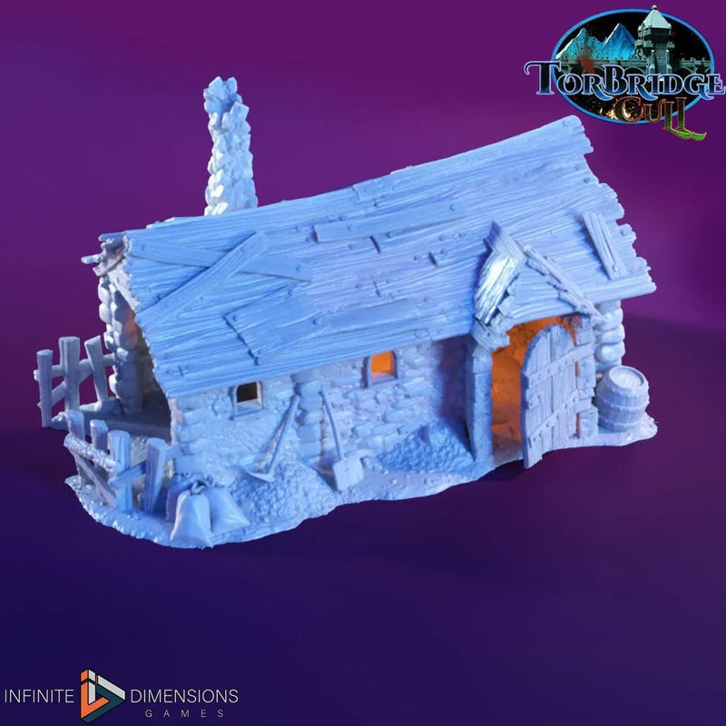 The Slum Shacks Miniature Building set - Dnd, Wargaming, Model Train | Village | Shanty | Medieval | Fantasy | D&D | Terrain | Torbridge-3