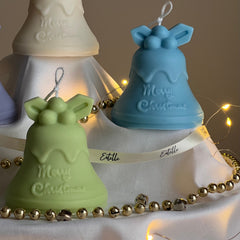 Handmade Christmas Bell Soy Candle | Holiday Home Decor-3