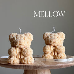 Teddy Bear Soy Wax Candle: Sculptural Home Decor-4