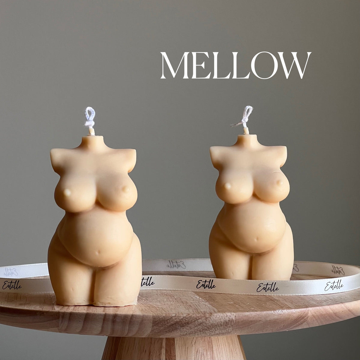Curvy Female Form Soy Wax Candle: Plus Size Venus Goddess-4