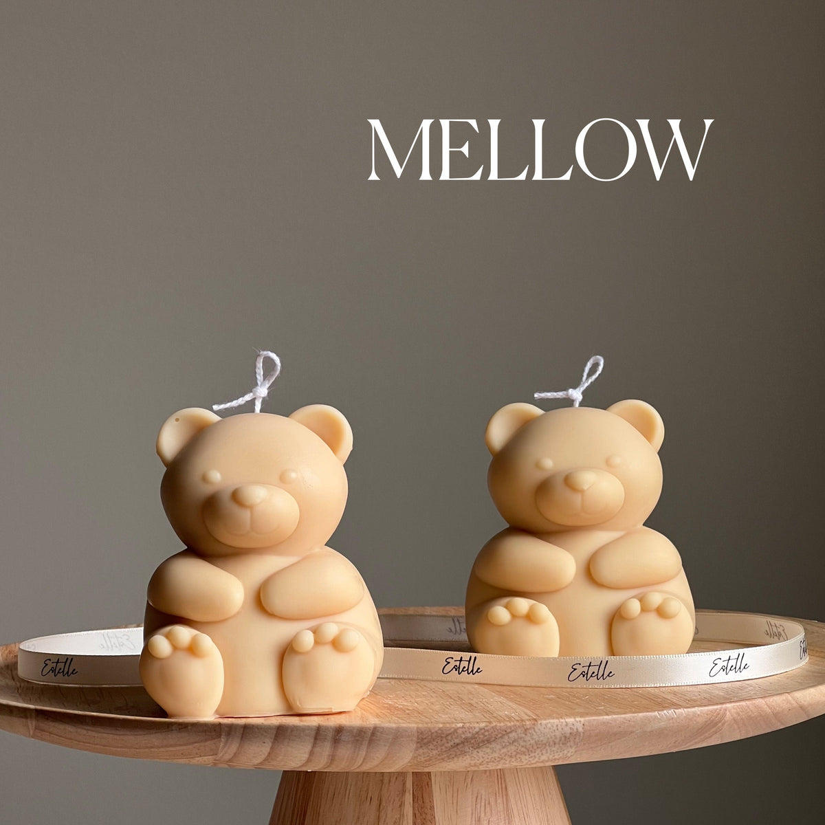 Big Teddy Soy Candle: Sculptural Home Decor, Custom Scent-4