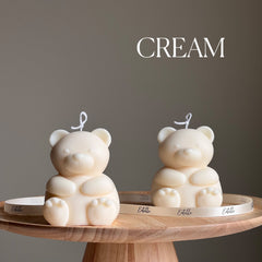 Big Teddy Soy Candle: Sculptural Home Decor, Custom Scent-3
