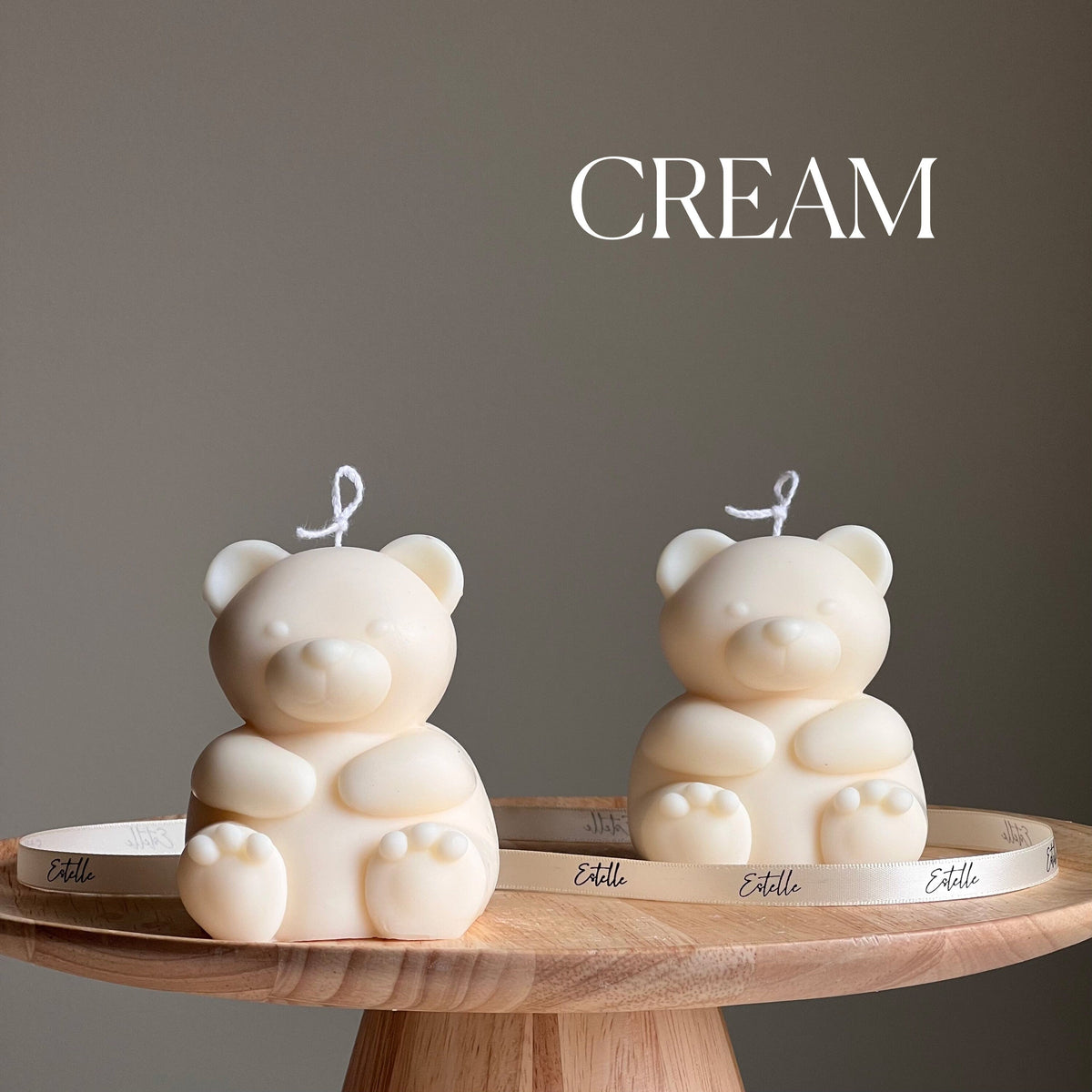 Big Teddy Soy Candle: Sculptural Home Decor, Custom Scent-3