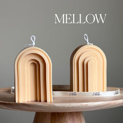 Arch Soy Candle: Sculptural Pillar Candle, Home Decor-4