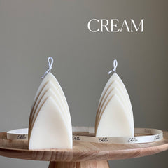 Skyscraper Candle: Geometric Pillar, Minimalist Home Decor, Vegan-3