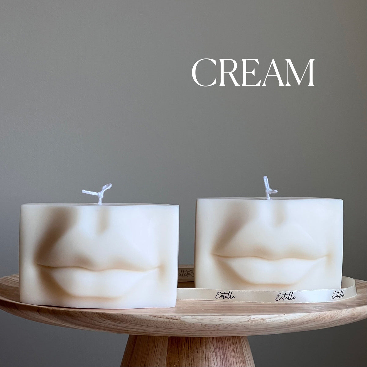 Lips Soy Wax Candle | Handmade Home Decor-4