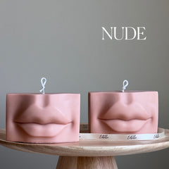 Lips Soy Wax Candle | Handmade Home Decor-3