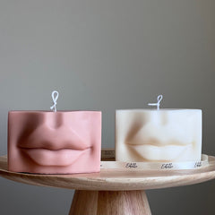 Lips Soy Wax Candle | Handmade Home Decor-1