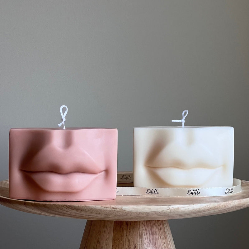 Lips Soy Wax Candle | Handmade Home Decor-1