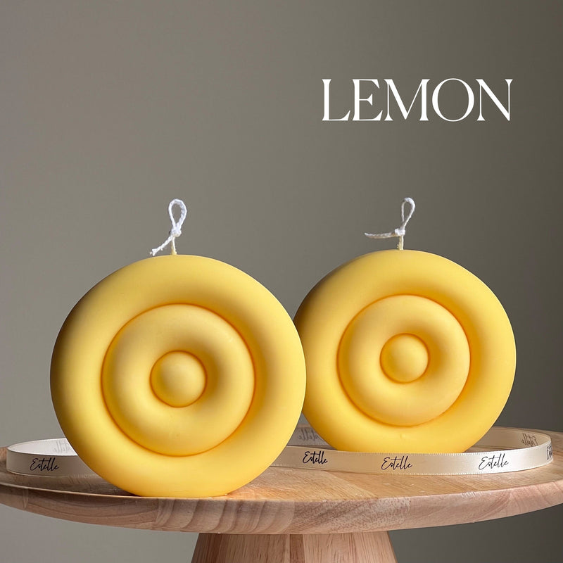 Handmade Round Soy Candle | Modern Home Decor-5