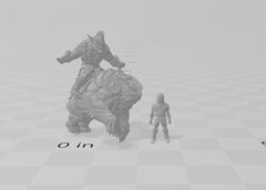 Greatgoblin Owlbear Cavalry Mini Set - Artisan Guild, DnD | Male | Fighter, Animal, Hobgoblin, Pathfinder | Orc | Wargaming | Goblin | Mount-2