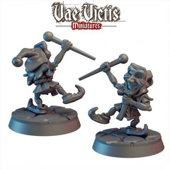 Goblin Imp Mini - Vae Victis, DnD | Dark | Goblin | Actor | Jester 28mm | Pathfinder | Fantasy | Wargaming | Mask | Grim | Tabletop | TTRPG-1