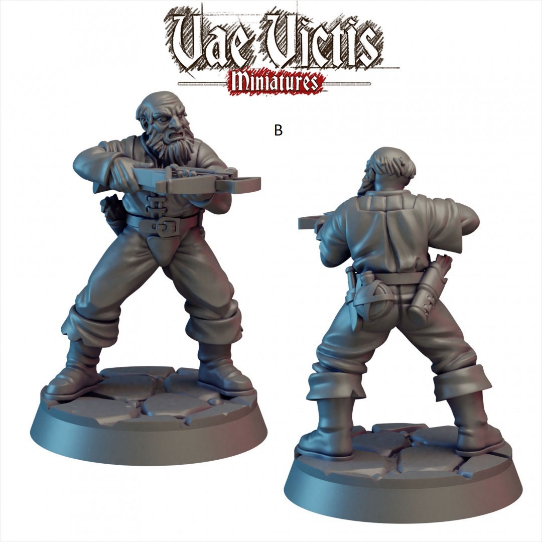 Mountain Warriors 28mm mini set - Vae Victis, DnD | Human | Male | Fighter | Barbarian | Ranger | 28mm | Pathfinder | Fantasy | Wargaming-3