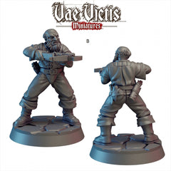 Mountain Warriors 28mm mini set - Vae Victis, DnD | Human | Male | Fighter | Barbarian | Ranger | 28mm | Pathfinder | Fantasy | Wargaming-3
