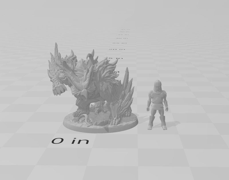 dnd Owlbear mini - Artisan Guild DnD and Wargaming Miniature | Animal | Owl | Bear | Druid Form | Pathfinder | Beast | Forest | Shape | Wild-2