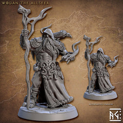 Viking Male Human Druid dnd Mini - Artisan Guild | Male | Warlock | Sorcerer | Viking | Druid | Wizard | Pathfinder | Wargaming | 28mm 32mm-1