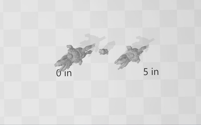 Northmen Riders dnd mini set - Viking | Norse | Male | Female | Fighter | Barbarian | Fantasy, Warhorse | Pathfinder | Wargaming, 28mm 32mm-7