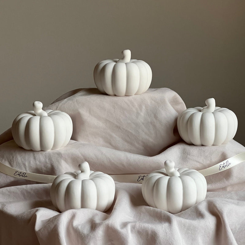 Handmade Jesmonite Pumpkin Decor | Autumn Decoration-4