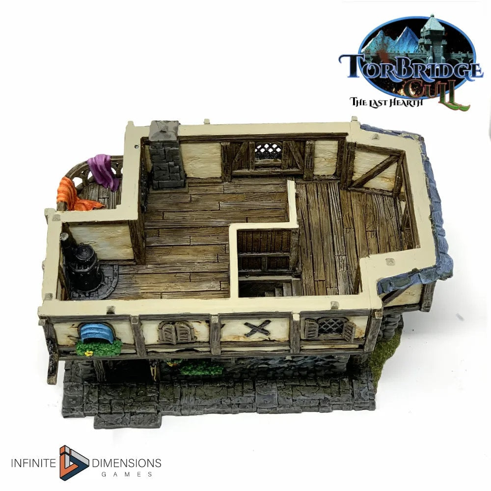 Milat's Townhouse Model Building set - Dnd, Wargaming, Model Train | Village | House | Medieval | Fantasy | D&D | 28mm | 32mm | Pathfinder-6