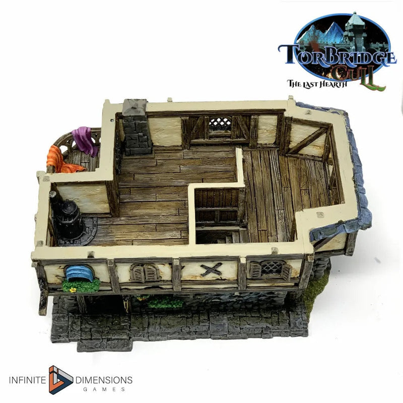 Milat's Townhouse Model Building set - Dnd, Wargaming, Model Train | Village | House | Medieval | Fantasy | D&D | 28mm | 32mm | Pathfinder-6