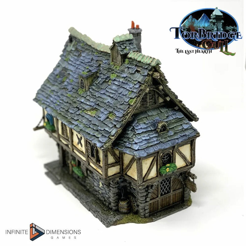 Milat's Townhouse Model Building set - Dnd, Wargaming, Model Train | Village | House | Medieval | Fantasy | D&D | 28mm | 32mm | Pathfinder-3