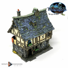 Milat's Townhouse Model Building set - Dnd, Wargaming, Model Train | Village | House | Medieval | Fantasy | D&D | 28mm | 32mm | Pathfinder-2