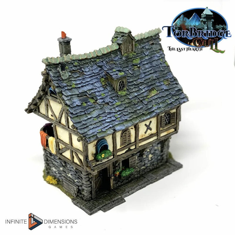 Milat's Townhouse Model Building set - Dnd, Wargaming, Model Train | Village | House | Medieval | Fantasy | D&D | 28mm | 32mm | Pathfinder-2