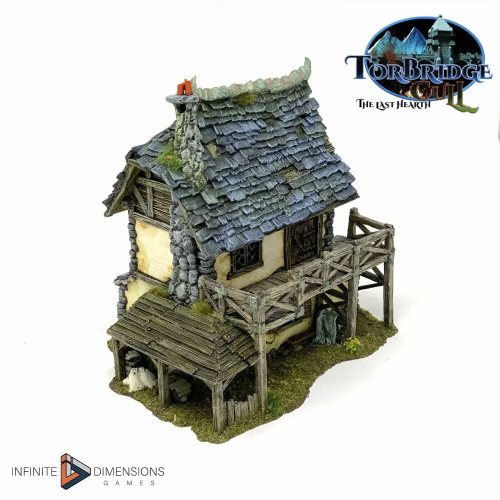 Grumbles Cottage Model Building set - Dnd, Wargaming, Model Train | Village | House | Medieval | Fantasy | D&D | 28mm | 32mm | Pathfinder-2