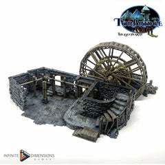 The Lumbermill Model Building set - Dnd, Wargaming, Model Train | Village | Town | Medieval | Fantasy | D&D | Terrain | Forest | Pathfinder-4