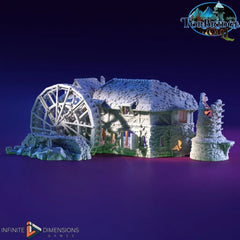 The Lumbermill Model Building set - Dnd, Wargaming, Model Train | Village | Town | Medieval | Fantasy | D&D | Terrain | Forest | Pathfinder-7