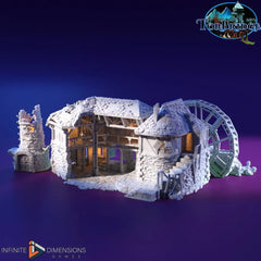 The Lumbermill Model Building set - Dnd, Wargaming, Model Train | Village | Town | Medieval | Fantasy | D&D | Terrain | Forest | Pathfinder-6