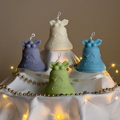 Handmade Christmas Bell Soy Candle | Holiday Home Decor-1