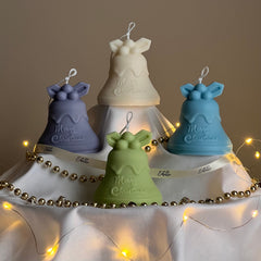 Handmade Christmas Bell Soy Candle | Holiday Home Decor-4