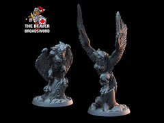 DnD Harpy Mini Set - Arbiter Minitatures - Coastal | Forest | Wargaming | Pathfinder | Hill | Mountain | Harpies | Female | Monster | 28mm-1