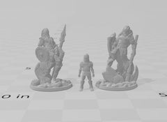 DnD Centaur Mini Set - Arbiter Minitatures - Forest | Grassland | Wargaming | Pathfinder | Horse | Plains | Male | Monster | 28mm | Melee-2
