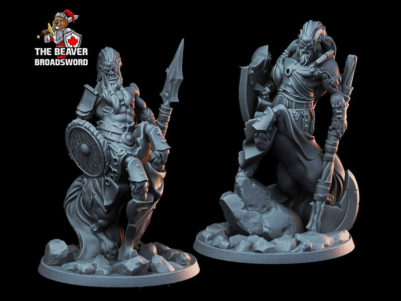 DnD Centaur Mini Set - Arbiter Minitatures - Forest | Grassland | Wargaming | Pathfinder | Horse | Plains | Male | Monster | 28mm | Melee-1
