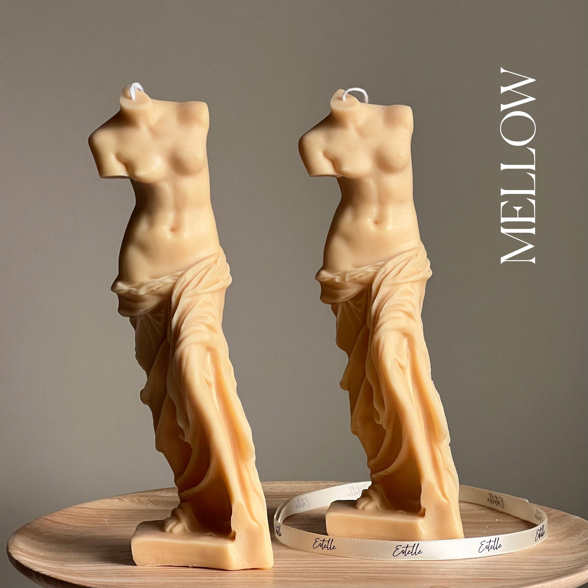 Venus Soy Wax Candle | Torso Female Figure, Handmade Decor-4