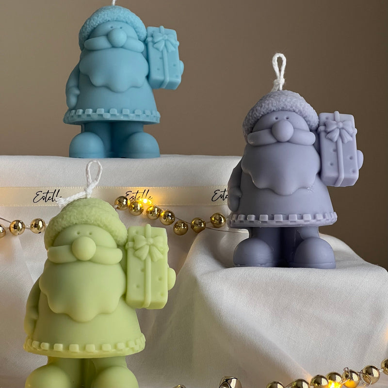 Cute Santa Claus Candle-2